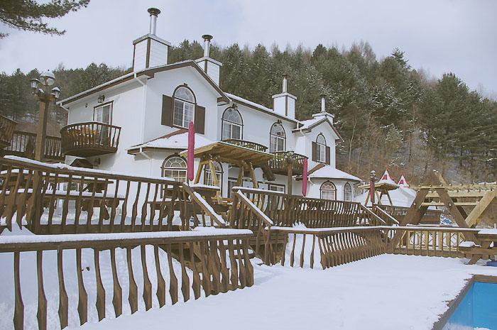 Gold Castle Pension Pyeongchang Buitenkant foto