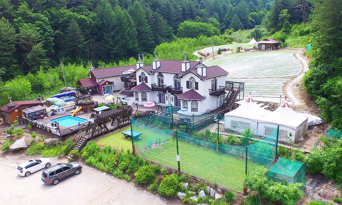 Gold Castle Pension Pyeongchang Buitenkant foto